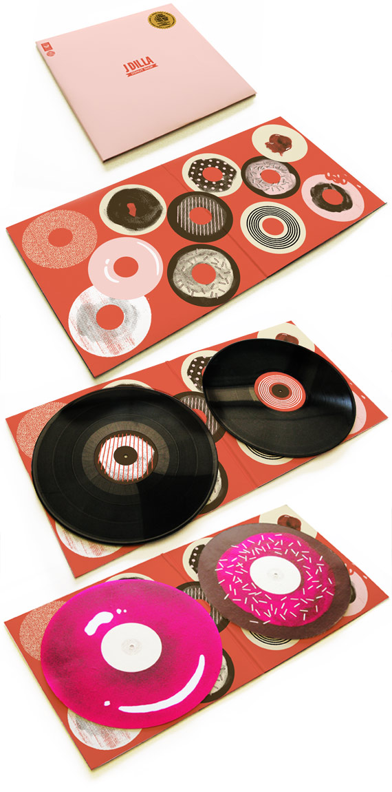J Dilla Donut Shop (Serato/Stones Throw) 2 Discs, 2 Slipmats And 
